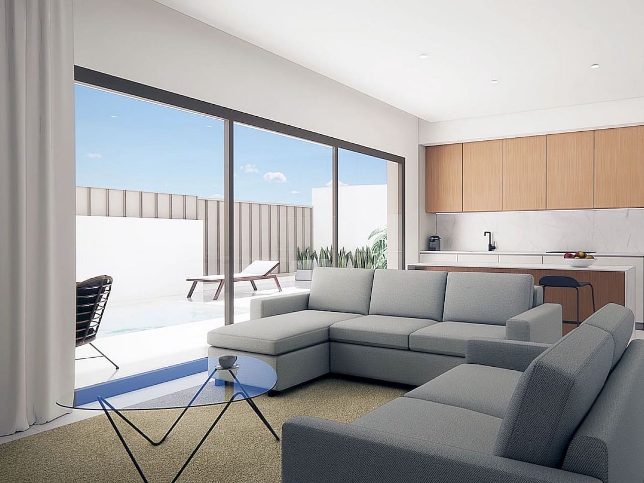 2 slaapkamer Rijtjeshuis te koop in Pilar de la Horadada met zwembad - € 369.500 (Ref: 9735841)