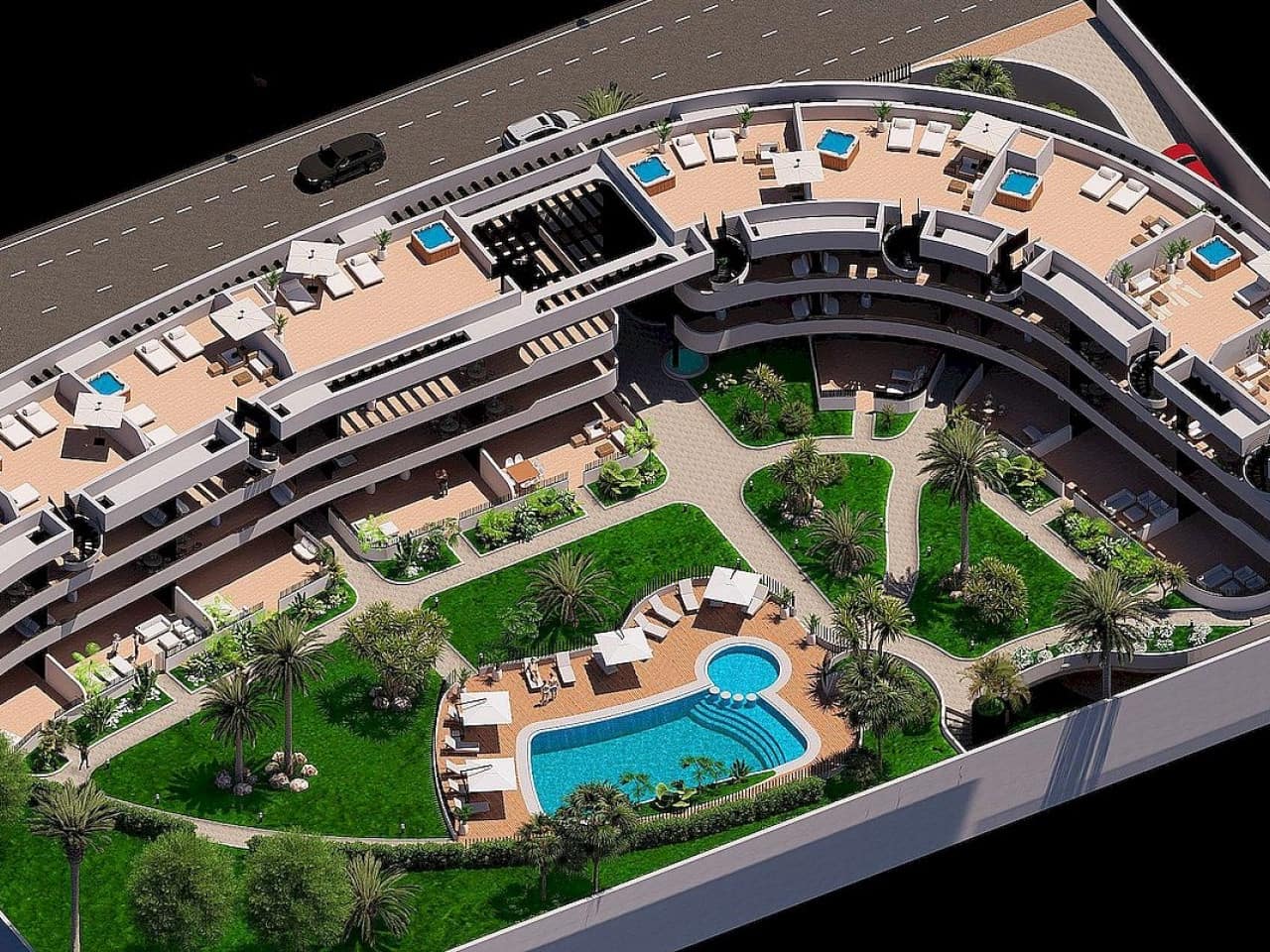 2 bedroom Penthouse for sale in Los Alcazares with pool garage - € 359,900 (Ref: 9739098)