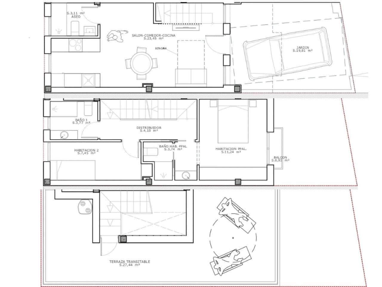 2 soverom Hus til salgs i La Azohia - € 255 000 (Ref: 9752305)