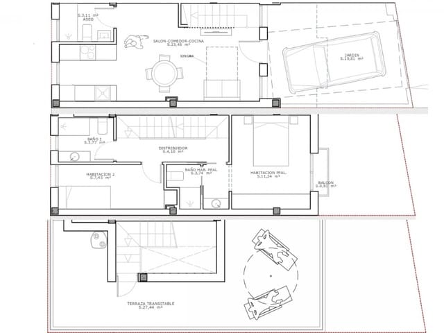 2 soverom Hus til salgs i La Azohia, Cartagena - € 255 000 (Ref: 9752305)