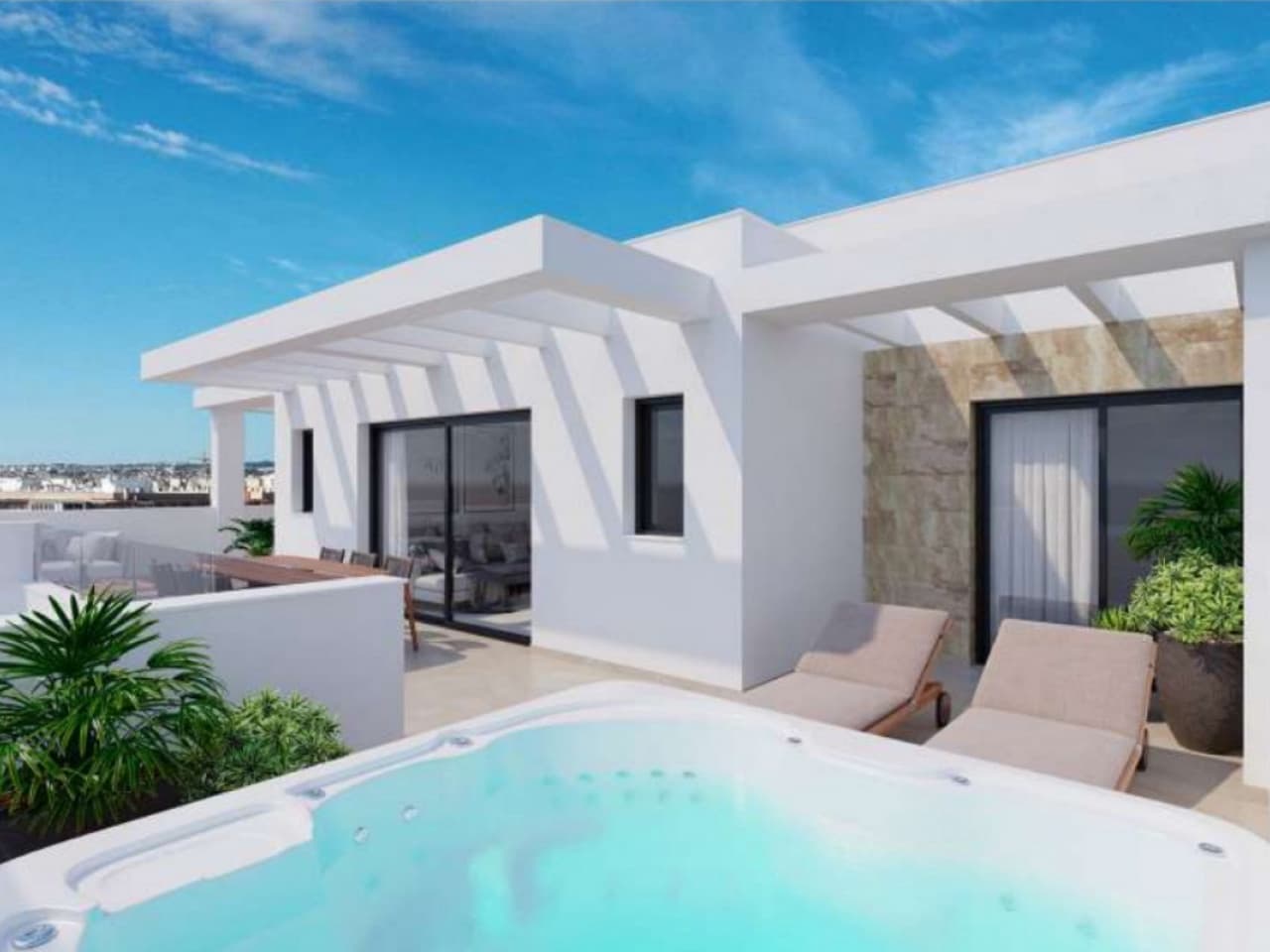 2 bedroom Penthouse for sale in Torrevieja with pool - € 349,000 (Ref: 9752307)