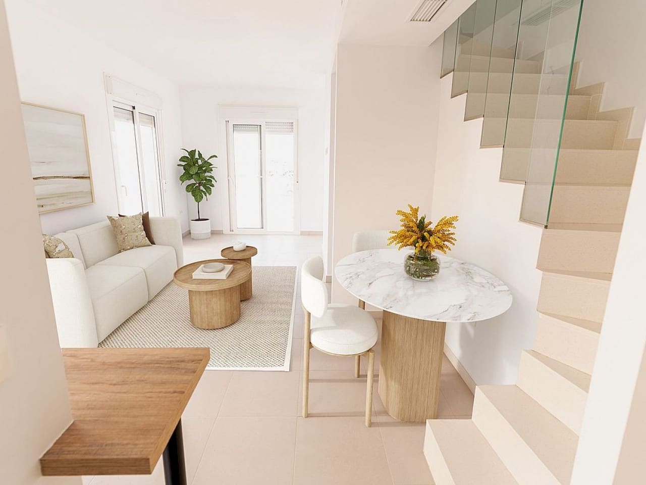 2 soveværelse Byhus til salg i Gran Alacant med swimmingpool - € 306.000 (Ref: 9758907)