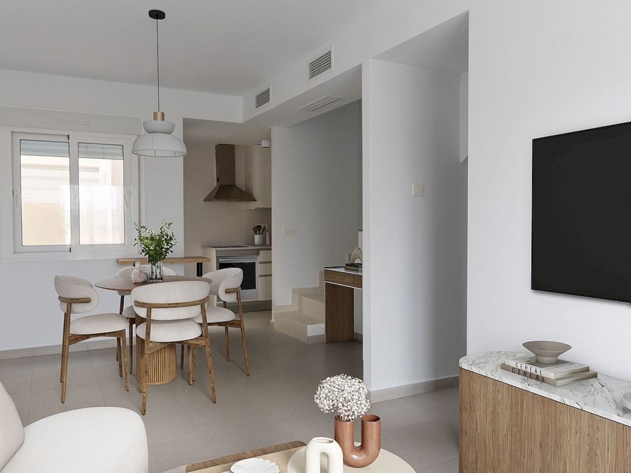 2 soveværelse Byhus til salg i Gran Alacant med swimmingpool - € 306.000 (Ref: 9758907)