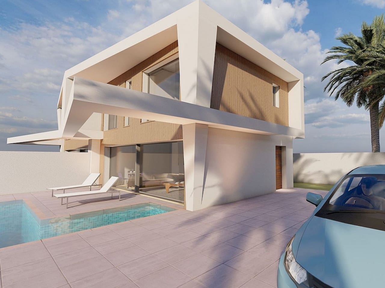 3 soveværelse Villa til salg i Gran Alacant med swimmingpool - € 435.000 (Ref: 9758913)