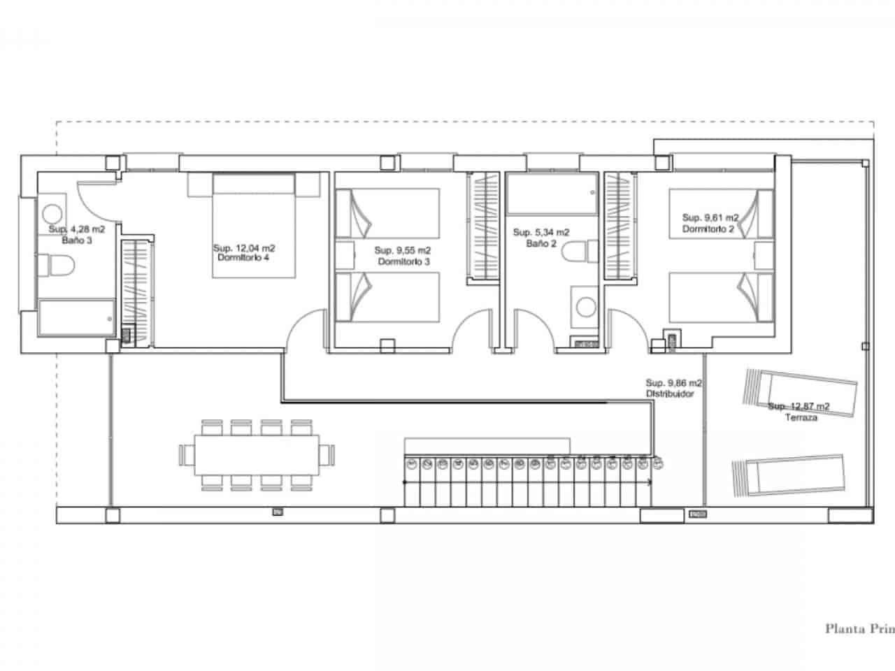 4 makuuhuone Huvila myytävänä paikassa Gran Alacant mukana uima-altaan - 805 000 € (Ref: 9758915)