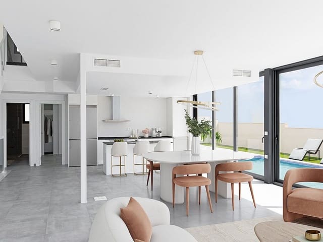 4 makuuhuone Huvila myytävänä paikassa Gran Alacant, Santa Pola mukana uima-altaan - 805 000 € (Ref: 9758915)