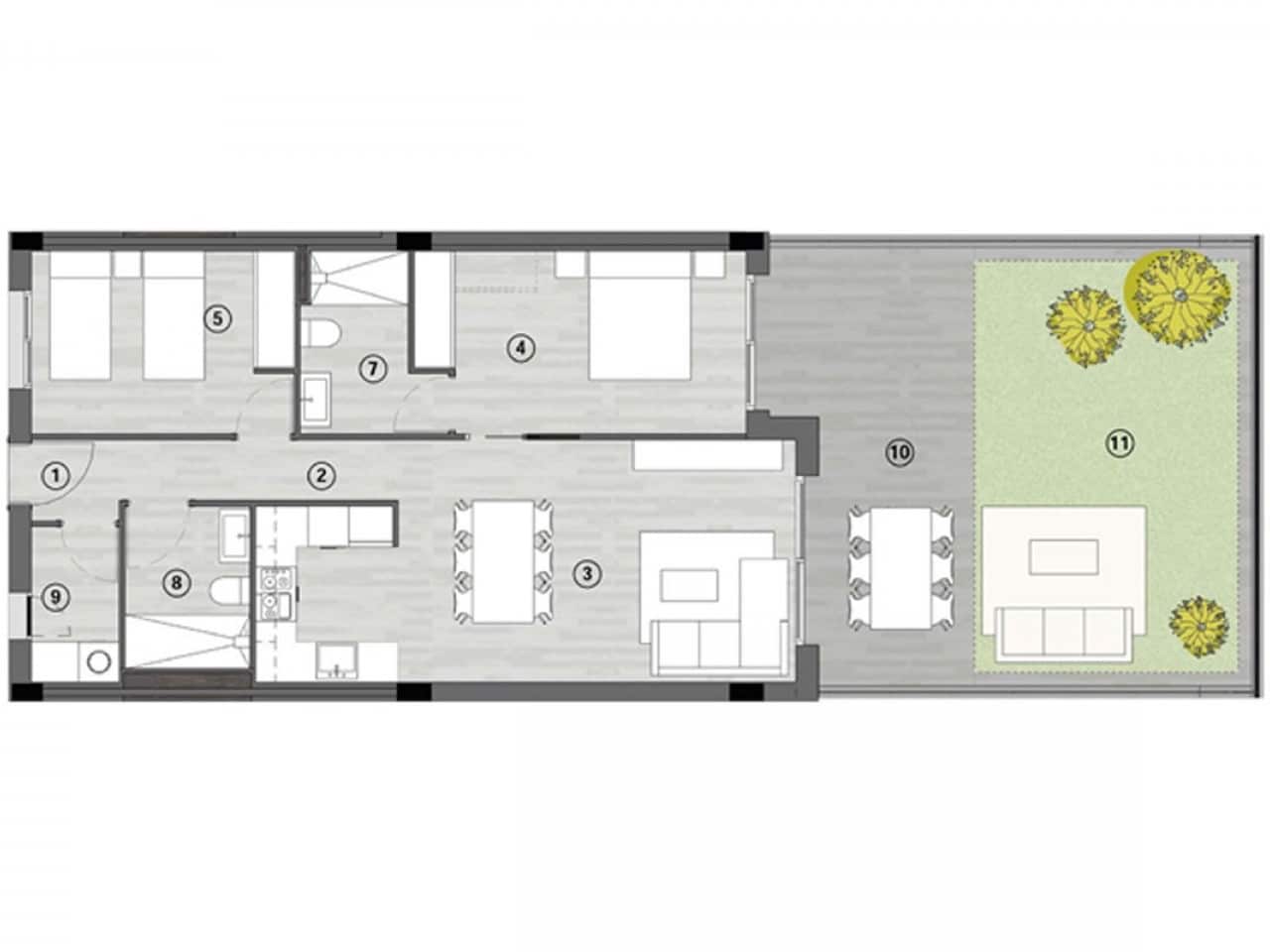 2 bedroom Apartment for sale in Gran Alacant with pool garage - € 355,000 (Ref: 9773398)
