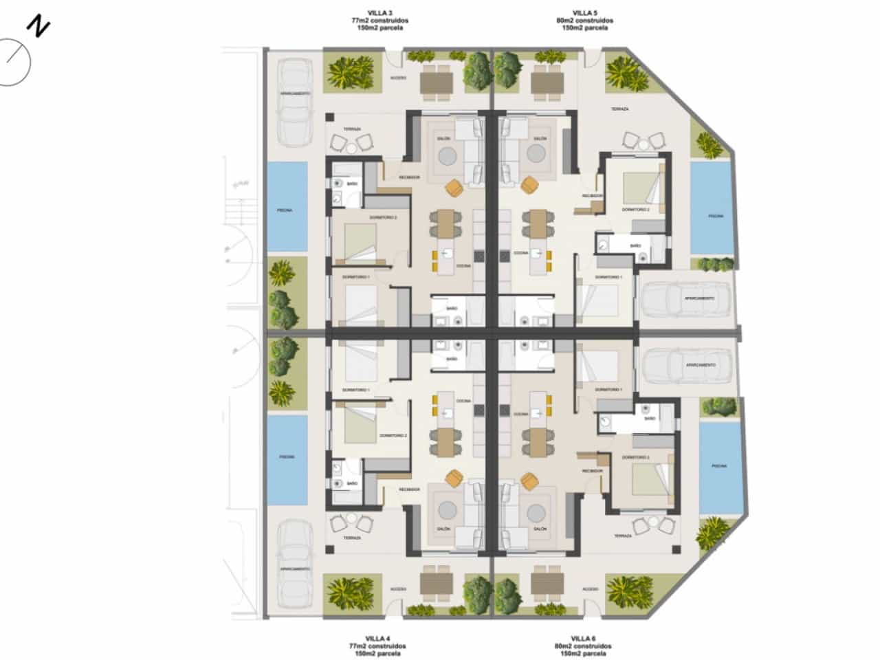 2 camera da letto Villa in vendita in Roldan con piscina - 272.900 € (Rif: 9773399)