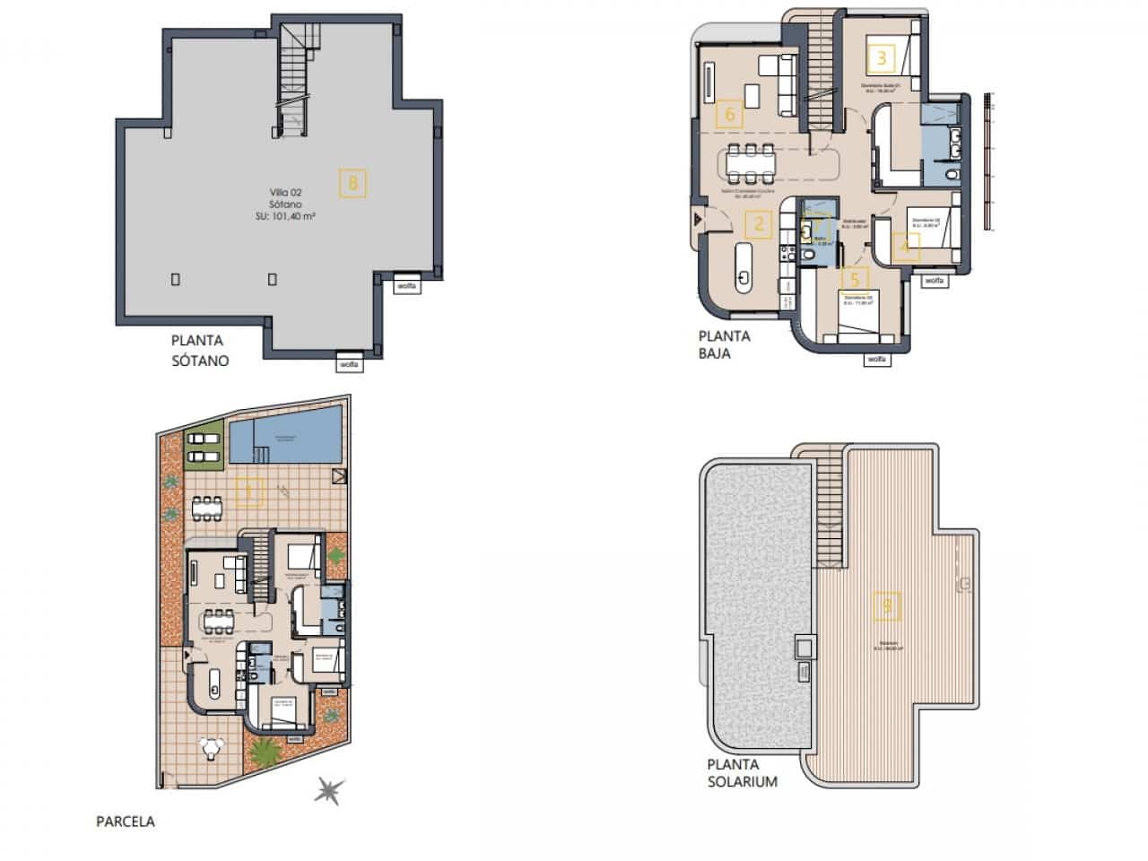 3 sypialnia Willa na sprzedaż w Los Alcazares z basenem garażem - 539 900 € (Ref: 9791291)