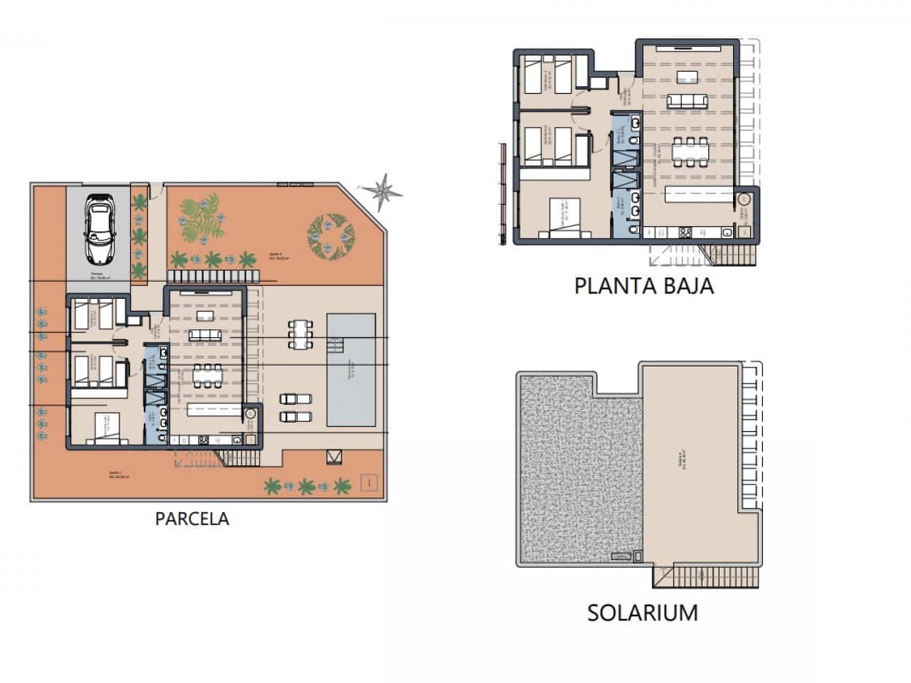 3 sypialnia Willa na sprzedaż w Los Alcazares z basenem garażem - 539 900 € (Ref: 9791291)