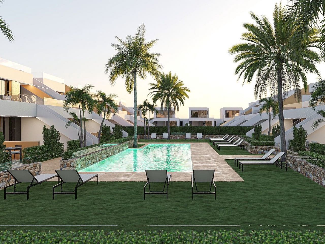 2 slaapkamer Rijtjeshuis te koop in Condado de Alhama met zwembad garage - € 240.000 (Ref: 9794988)