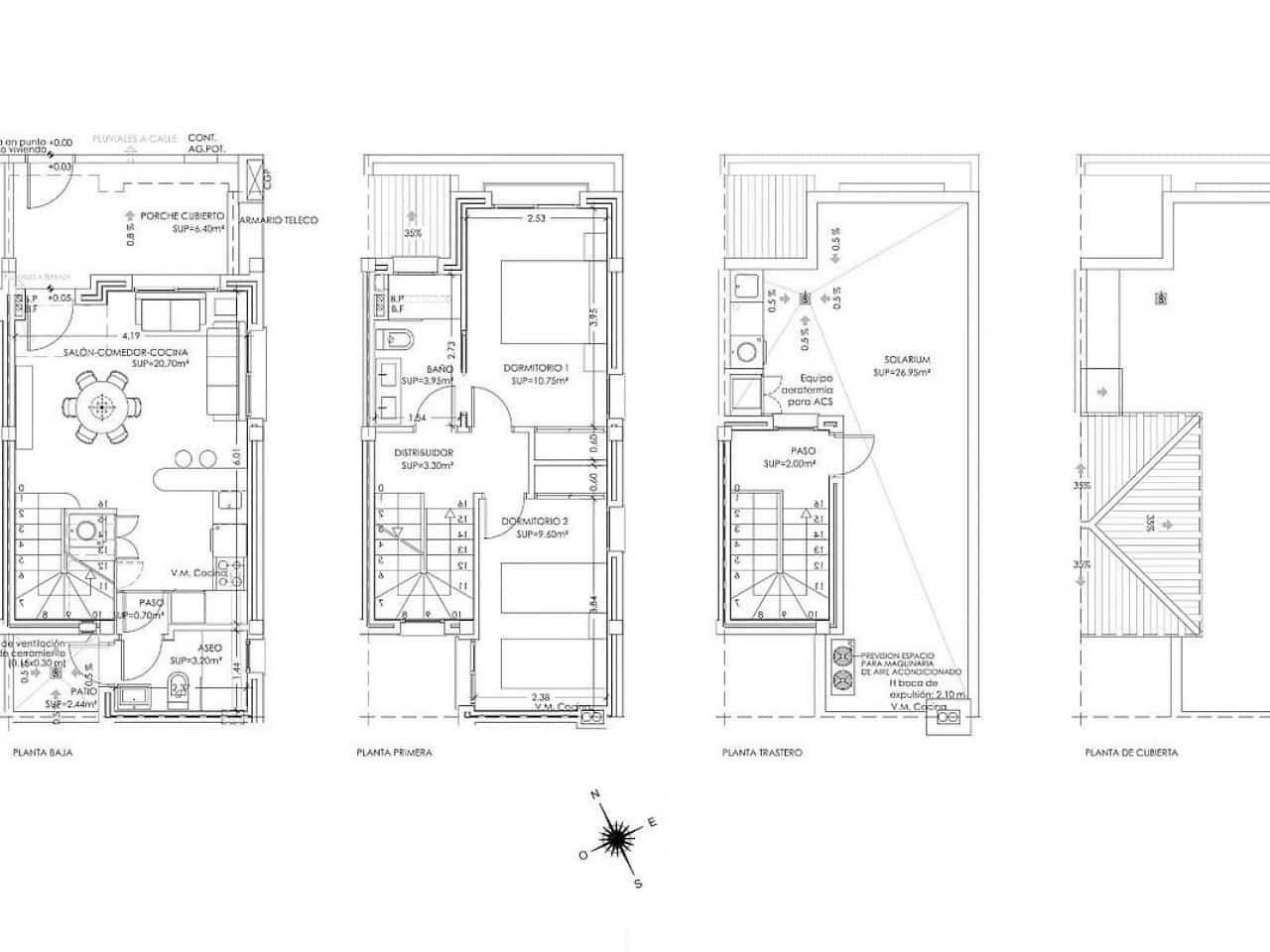 3 sovrum Radhus till salu i Torre-Pacheco med pool garage - 219 900 € (Ref: 9794990)