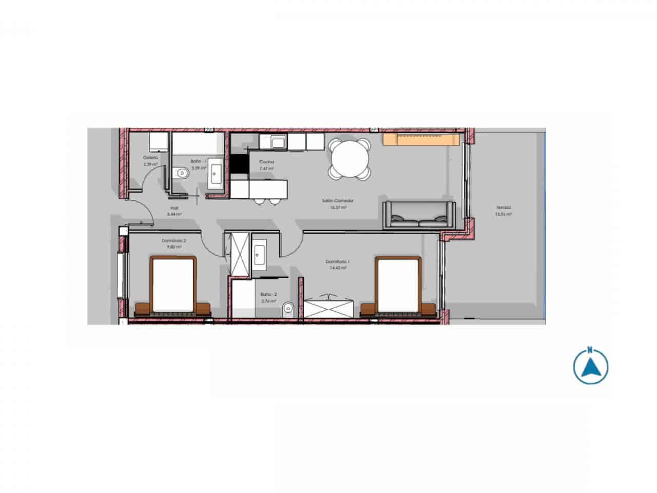 3 quarto Apartamento para venda em El Raso com piscina garagem - 315 000 € (Ref: 9797378)