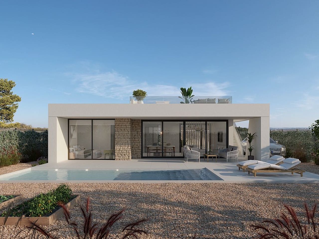 2 sovrum Villa till salu i Hacienda del Alamo med pool - 257 600 € (Ref: 9804737)