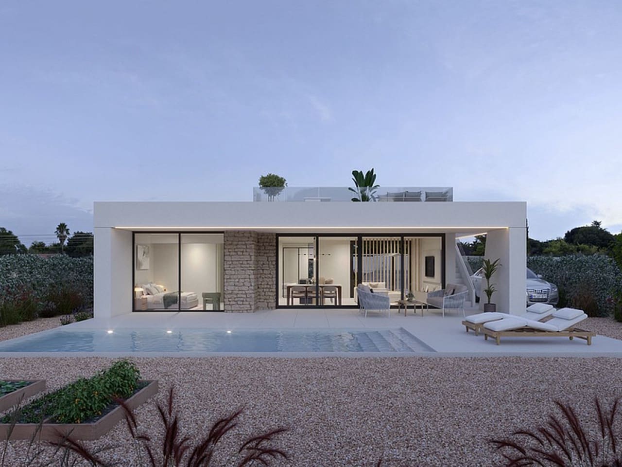 2 sovrum Villa till salu i Hacienda del Alamo med pool - 257 600 € (Ref: 9804737)