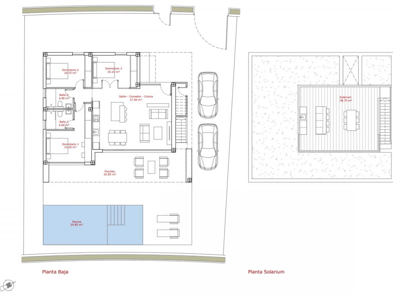 2 sovrum Villa till salu i Hacienda del Alamo med pool - 257 600 € (Ref: 9804737)