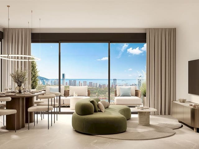 2 Zimmer Apartment zu verkaufen in Benidorm mit Pool - 450.000 € (Ref: 9812372)