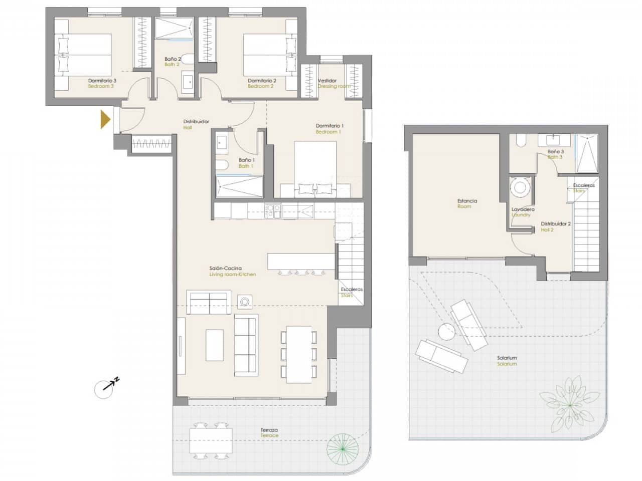 2 Zimmer Apartment zu verkaufen in Benidorm mit Pool - 450.000 € (Ref: 9812372)