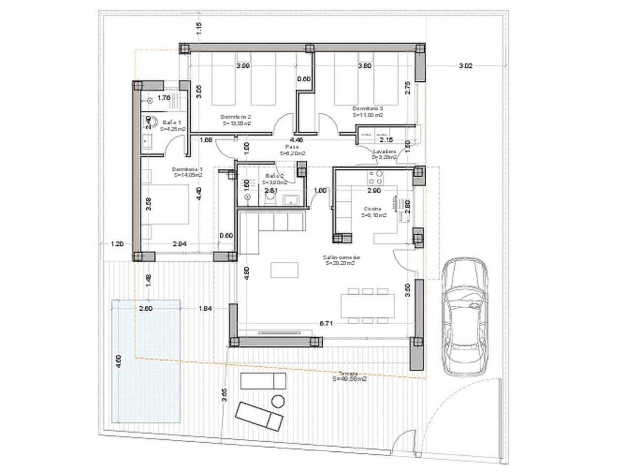 3 soveværelse Villa til salg i Pilar de la Horadada med swimmingpool garage - € 448.000 (Ref: 9818410)