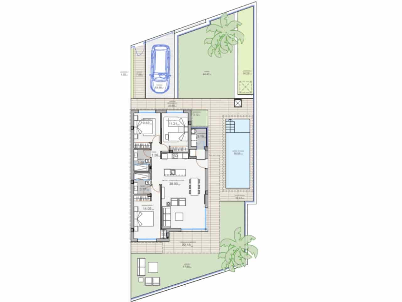 3 sypialnia Willa na sprzedaż w Polop z basenem - 599 500 € (Ref: 9818414)