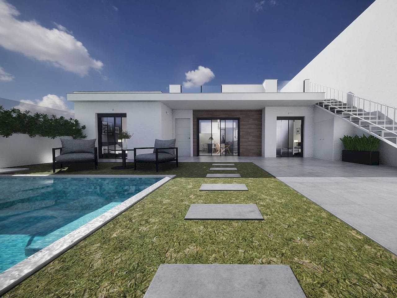 3 soveværelse Villa til salg i Torre-Pacheco med swimmingpool garage - € 279.900 (Ref: 9820730)