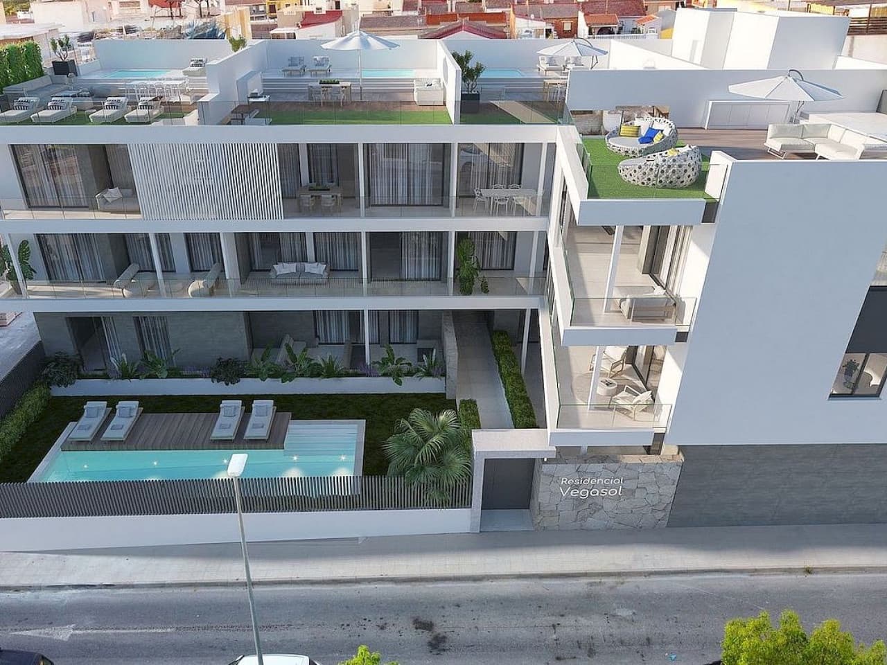3 Zimmer Apartment zu verkaufen in Benijofar mit Pool Garage - 350.000 € (Ref: 9829414)