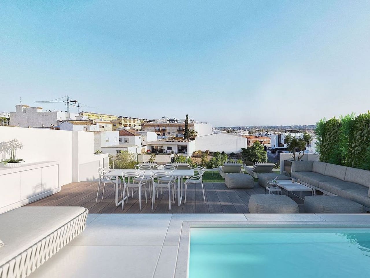 2 chambre Penthouse à vendre à Benijofar avec piscine garage - 410 000 € (Ref: 9829415)