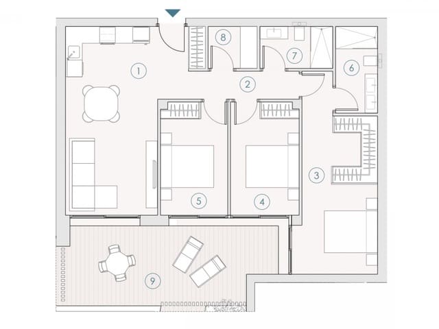 Ático de 3 habitaciones en Benijófar en venta con piscina garaje - 410.000 € (Ref: 9829416)