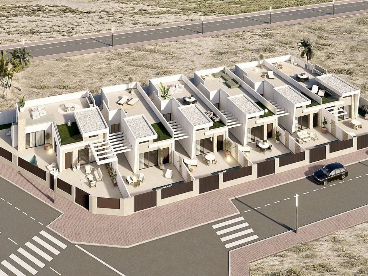 3 sypialnia Willa na sprzedaż w Los Alcazares z basenem garażem - 453 000 € (Ref: 9829417)