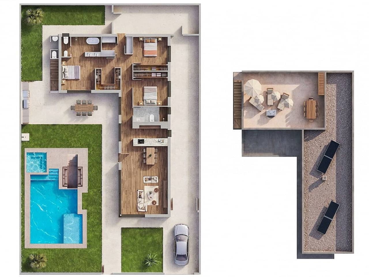 Chalet de 3 habitaciones en Sucina en venta con piscina garaje - 595.000 € (Ref: 9829418)