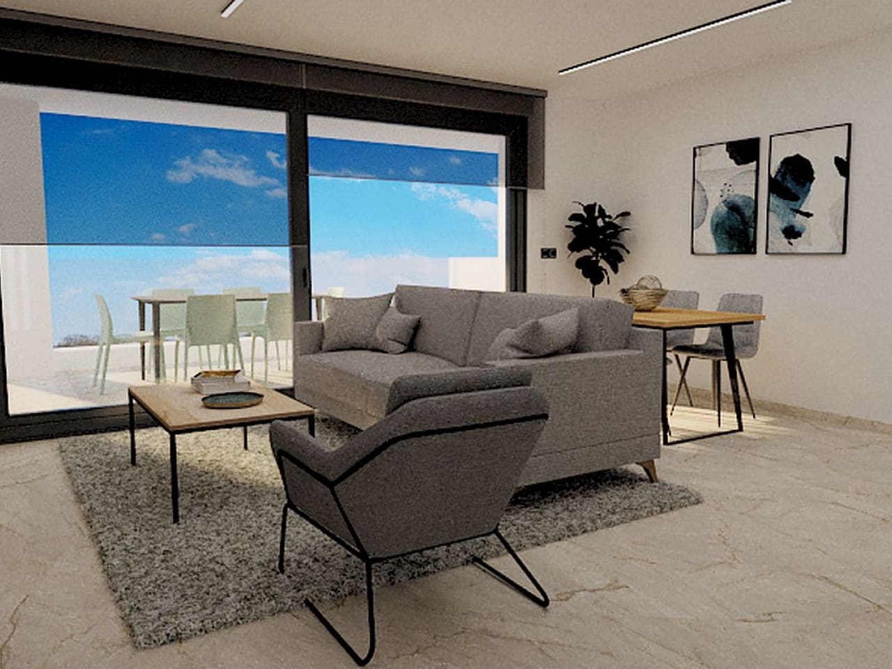 2 soverom Penthouse til salgs i Torre de la Horadada med svømmebasseng garasje - € 479 900 (Ref: 9833954)