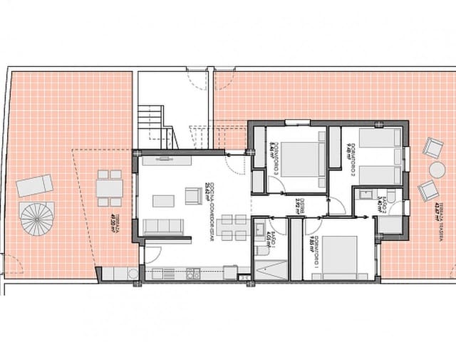 3 soveværelse Rækkehus til salg i Pilar de la Horadada med swimmingpool garage - € 299.900 (Ref: 9849745)