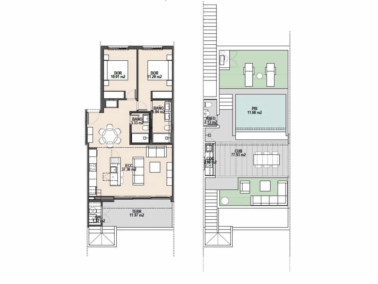 3 sypialnia Dom szeregowy na sprzedaż w Pilar de la Horadada z basenem garażem - 459 000 € (Ref: 9862075)