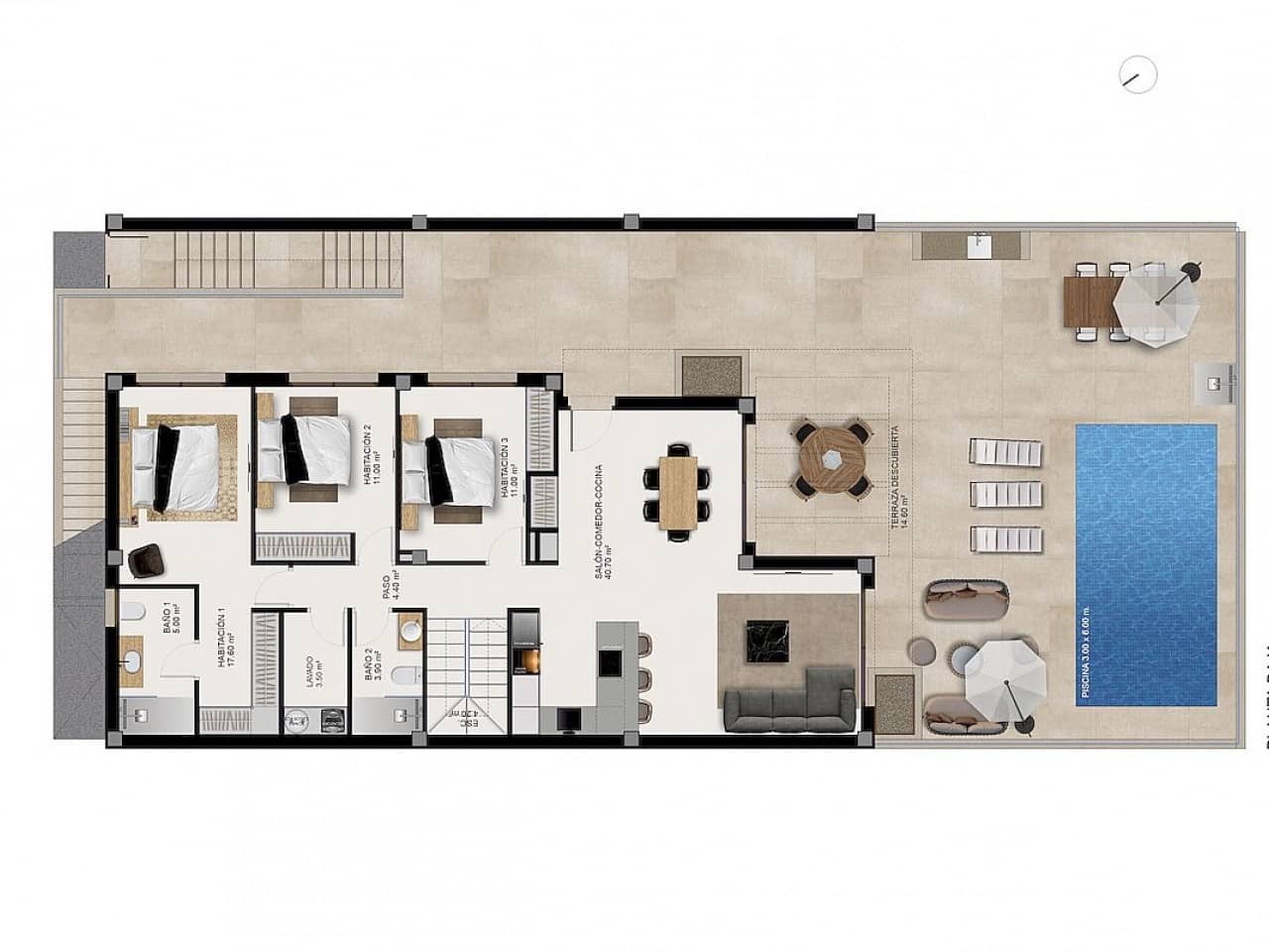 3 bedroom Villa for sale in Ciudad Quesada with pool - € 615,000 (Ref: 9865418)