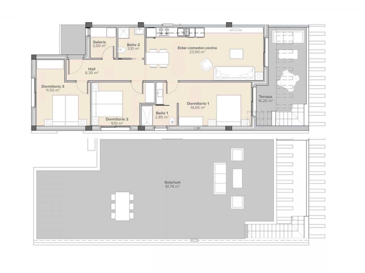 2 slaapkamer Appartement te koop in Vera met zwembad garage - € 218.000 (Ref: 9879181)
