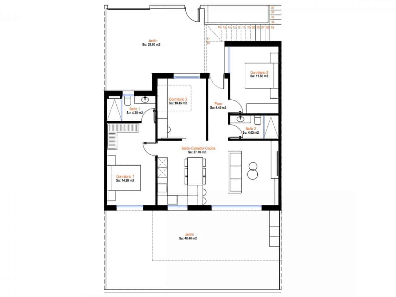 3 soveværelse Rækkehus til salg i Condado de Alhama med swimmingpool - € 314.900 (Ref: 9879186)