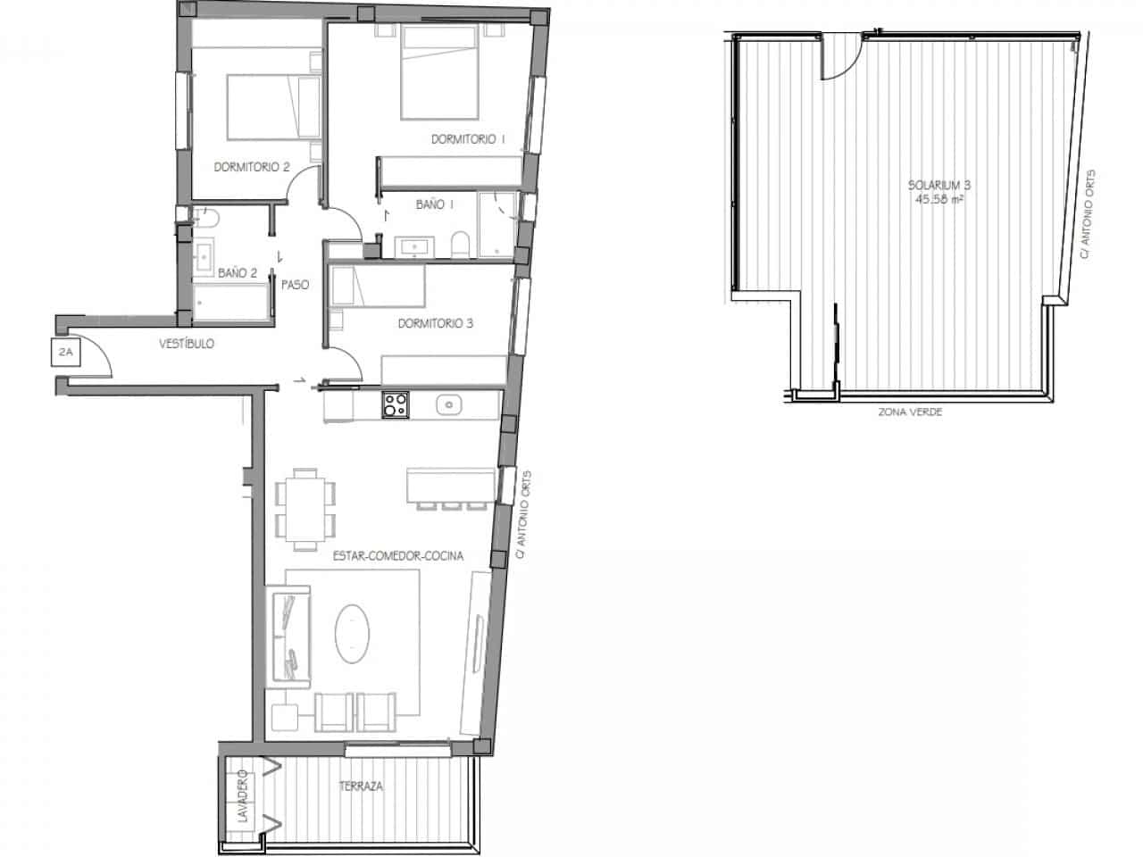 2 Zimmer Apartment zu verkaufen in Benijofar mit Garage - 282.900 € (Ref: 9894720)