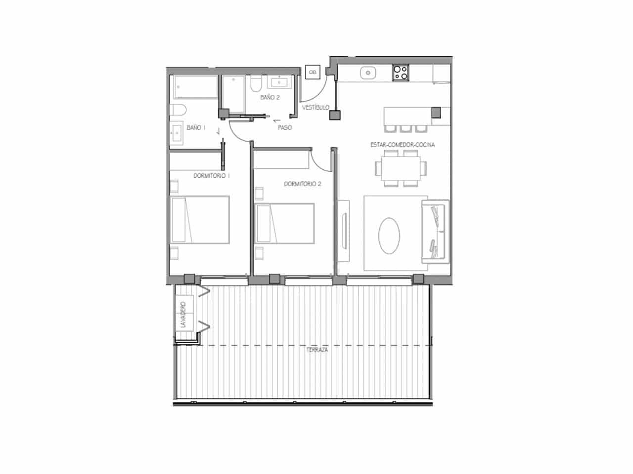 2 Zimmer Apartment zu verkaufen in Benijofar mit Garage - 282.900 € (Ref: 9894720)