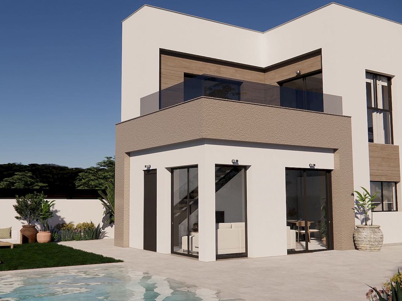 3 slaapkamer Villa te koop in Los Montesinos met zwembad garage - € 386.900 (Ref: 9904696)