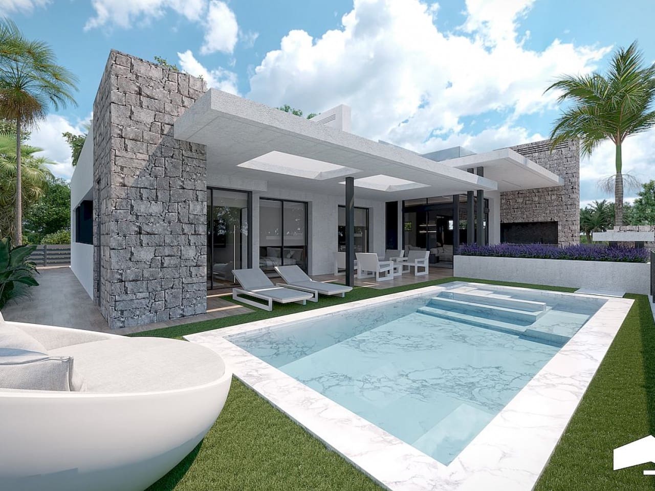 Chalet de 3 habitaciones en Torre-Pacheco en venta con piscina garaje - 1.778.000 € (Ref: 9908761)