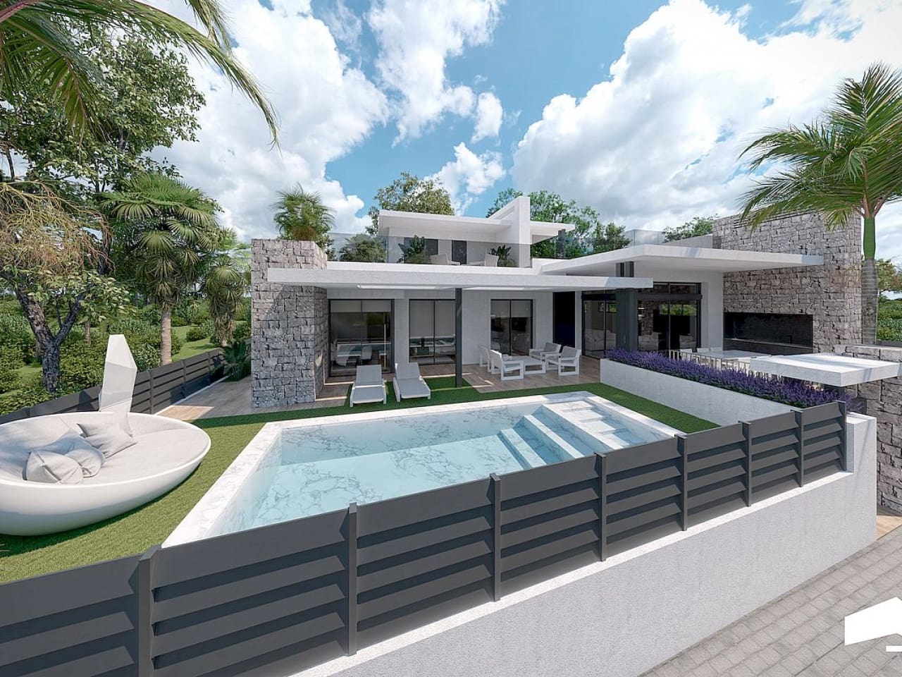 Chalet de 3 habitaciones en Torre-Pacheco en venta con piscina garaje - 1.778.000 € (Ref: 9908761)