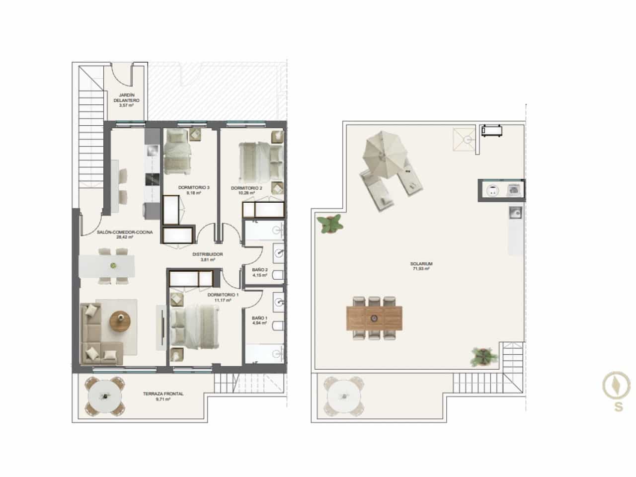 3 bedroom Terraced Villa for sale in Torre de la Horadada with pool garage - € 345,000 (Ref: 9911276)