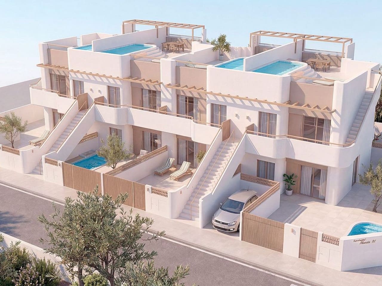 2 bedroom Terraced Villa for sale in Pilar de la Horadada with pool garage - € 274,900 (Ref: 9936633)