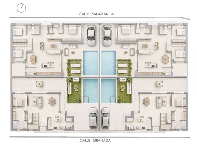 3 chambre Villa/Maison à vendre à Pilar de la Horadada avec piscine garage - 475 000 € (Ref: 9936635)