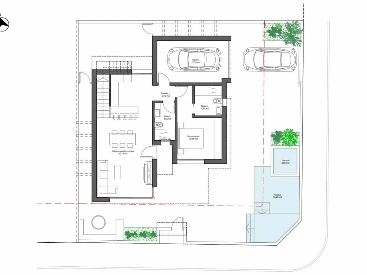 4 bedroom Villa for sale in San Pedro del Pinatar with pool - € 890,000 (Ref: 9938452)