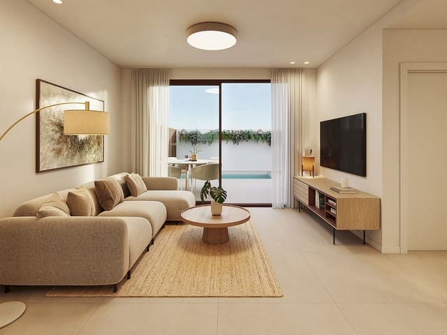 2 chambre Villa/Maison Mitoyenne à vendre à Lo Pagan, San Pedro del Pinatar avec piscine garage - 309 900 € (Ref: 9940413)