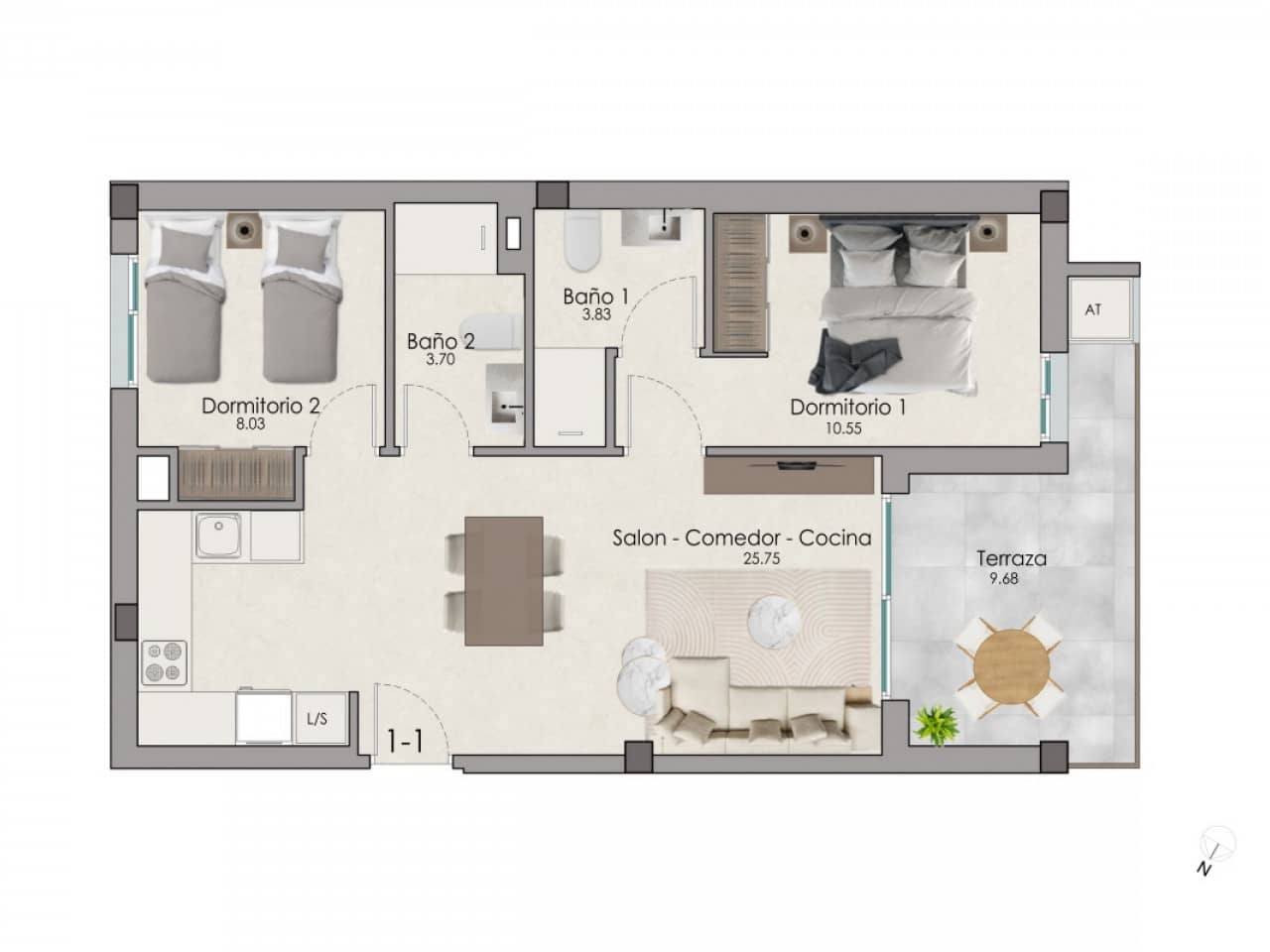 2 camera da letto Appartamento in vendita in Santa Pola con piscina - 238.000 € (Rif: 9959997)