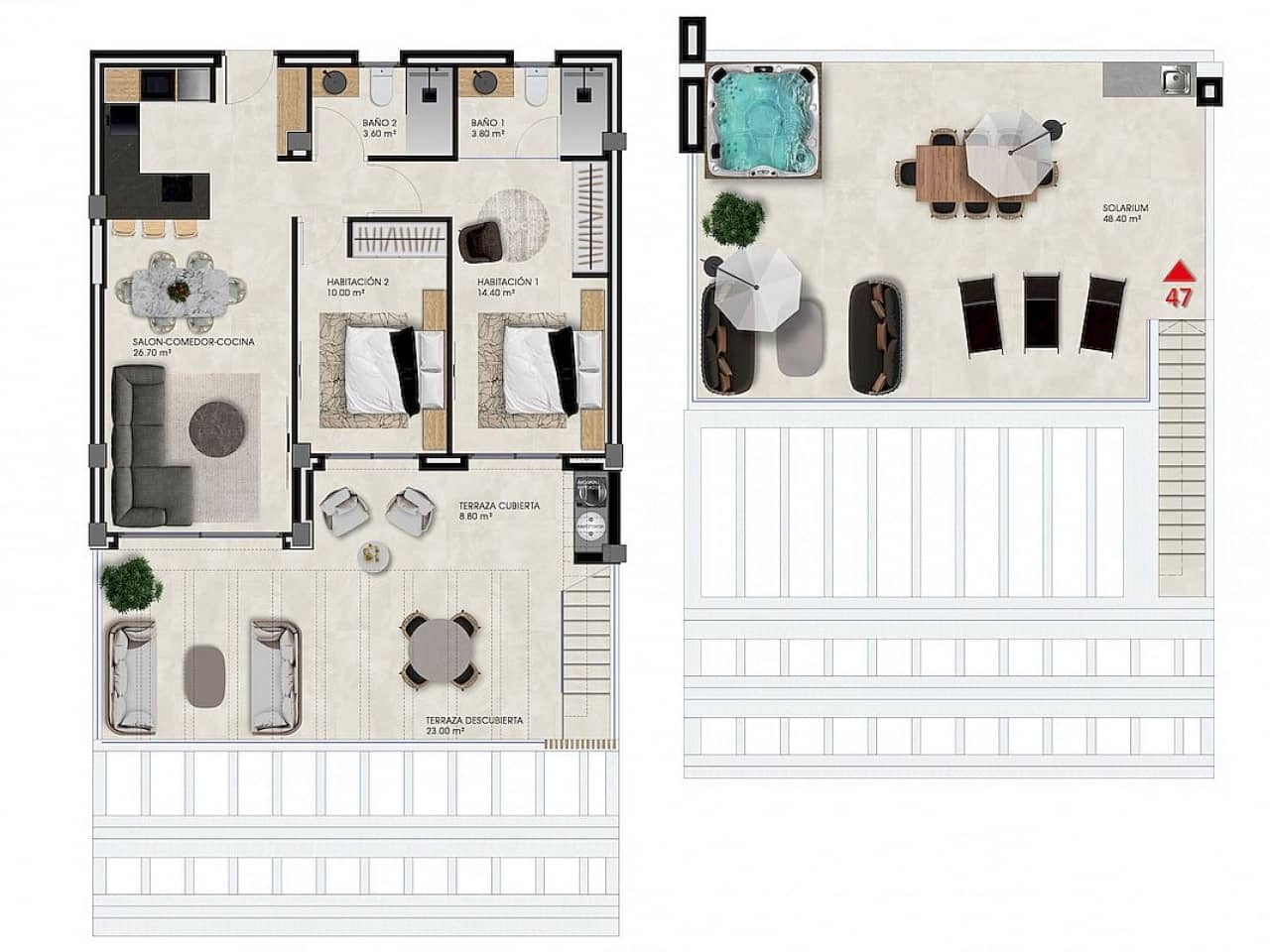 3 sovrum Lägenhet till salu i Benidorm med pool garage - 583 000 € (Ref: 9960003)