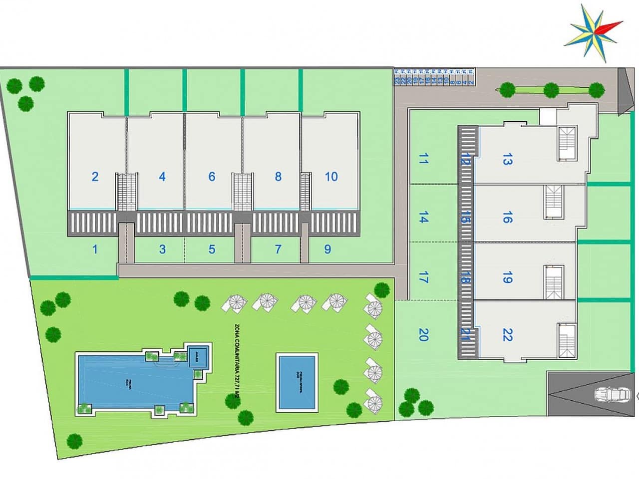 Adosado de 3 habitaciones en Orihuela Costa en venta con piscina garaje - 370.000 € (Ref: 9963401)