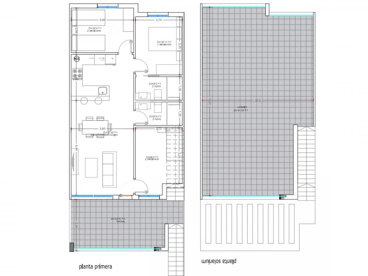 Adosado de 3 habitaciones en Orihuela Costa en venta con piscina garaje - 370.000 € (Ref: 9963401)